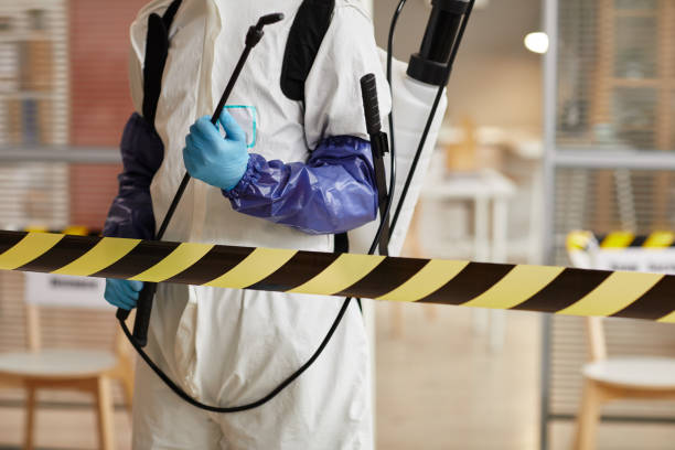 Professional Trauma Scene Cleanup technician working in Midland, OH